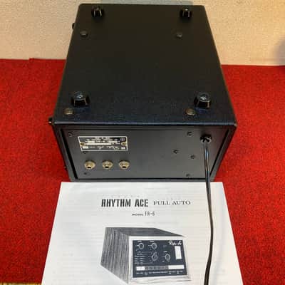 1970 Ace Tone FR-6 Rhythm Ace in rare black tolex. image 7