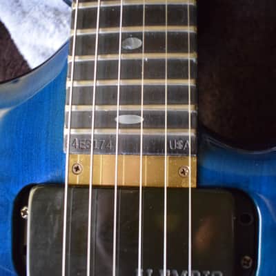Alembic Exploiter Shaped Electrum 1984 Sapphire Blue Transparent image 8