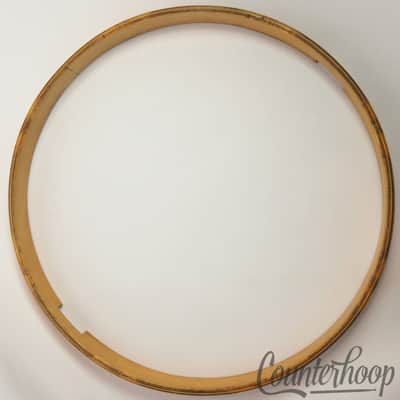 Rogers 14"6Ply Natural Jasper Maple Wood Hoop/Rim Snare Drum Resonant Newport60s image 5