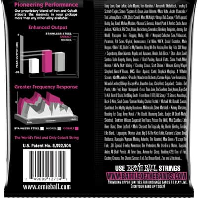 Ernie Ball 2734 Super Slinky Cobalt 4-String Bass Guitar Strings, 45-100 Long Scale image 5