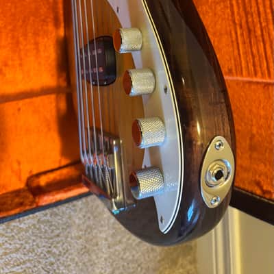 Fender American Deluxe Dimension Bass V 2014 - 2016 - Violin Burst image 18