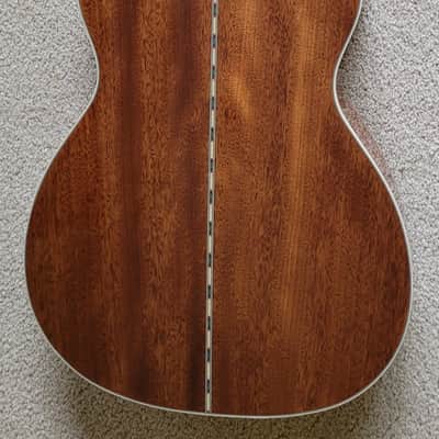 Fender PO-220E Orchestra Acoustic Electric Guitar, Natural Finish, Hard Shell Case image 7