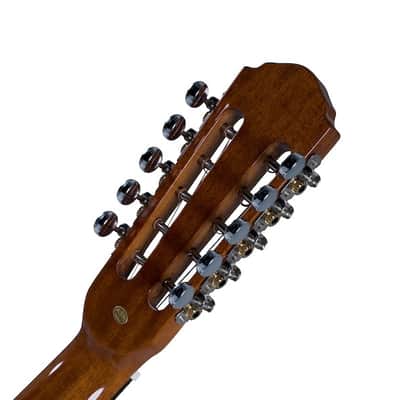 Oscar Schmidt OH32SEQN | Acoustic / Electric Bajo Quinto w/ Gig Bag, Quilt Natural. New with Full Warranty! image 5