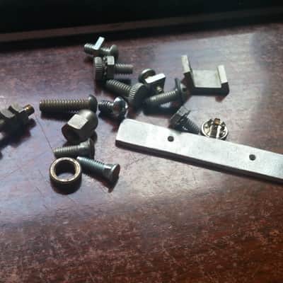 Rogers VINTAGE DRUM PARTS LOT Star  Washers CARRIAGE BOLTS / FOR TOM / LEG MOUNT BRACKETS image 7