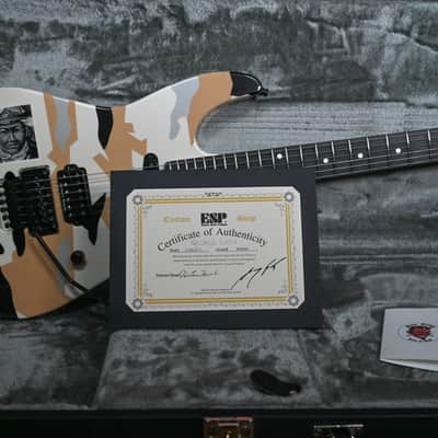 ESP Kamikaze 3 George Lynch Signature Desert Camo with Kamikaze Graphic 2024 w/OHSC image 11