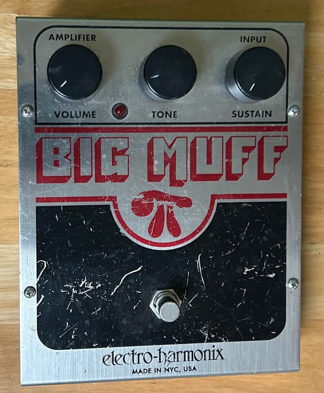 Electro-Harmonix Big Muff Pi 2000 - Present - Silver / Black / Red image 1