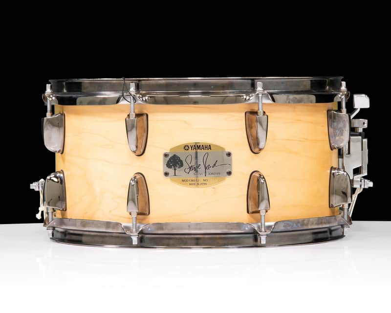Used Yamaha Steve Jordan 13x6.5 Maple Sig Snare Made in Japan. w/ Case image 1