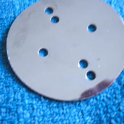 Ludwig Tom Mount Backing Plate, Large, Chrome - Vintage (USED) image 2