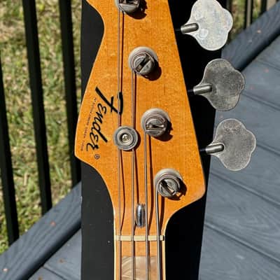 Fender Jazz Bass 1974 - rare & groovy "Left Handed" Jazz in Black w/Maple Neck ! image 7