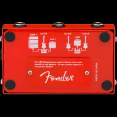 Fender 2-Switch ABY Pedal Red image 3