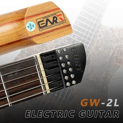 Eart Guitars, GW2L, Left Handed Headless Electric Guitars,Stainless Steel frets, with Gigbag EHKHG image 5