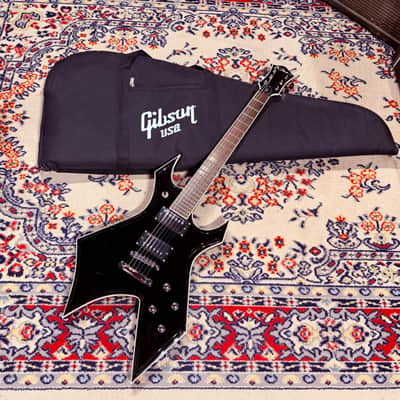 2006 B.C. Rich MK5 Warlock - Gloss Black w/ Carve Top image 1