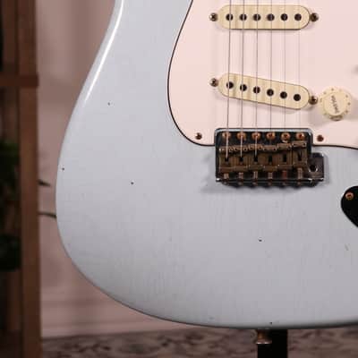 Fender Custom Shop Tomatillo Stratocaster Special Journeyman Relic - Maple Fingerboard, Super Faded Aged Sonic Blue image 4