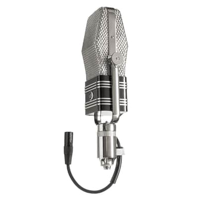 Warm Audio WA-44 Studio Ribbon Microphone w/Mic Stand Adapter, Embroidered Mic Sock & Case image 7