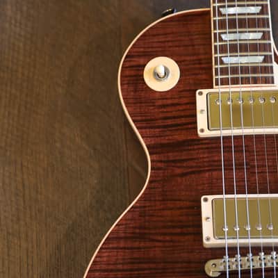 2010 Gibson Les Paul Standard GC Custom Pro Rootbeer Flametop + COA Hard Case (4730) image 10
