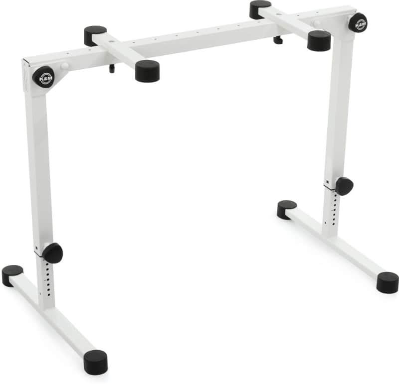 K&M 18820 Omega Pro Keyboard Stand - Pure White (OmegaProWTd1) image 1