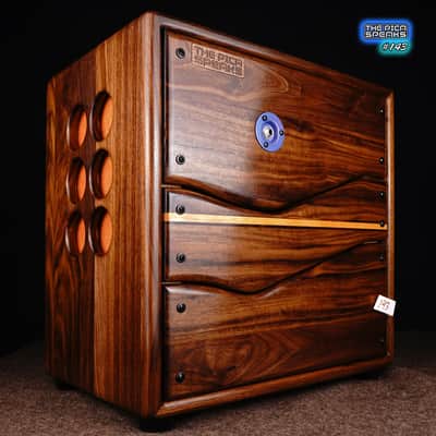 1x12 Cab | Walnut "Sunflower" | Loaded: Jensen P12R Alnico 8ohm 25watts | #143 image 2