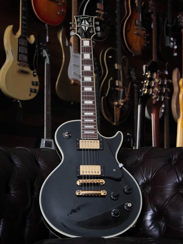 Greco ECG 68-60 Les Paul Custom 1988 - Ebony image 1