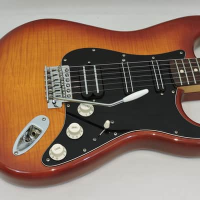 Fender Mexican Standard Stratocaster Plus Top (HSS) 2013 - Tobacco Sunburst image 1