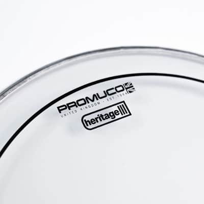 Promuco Heritage Tom Drumhead 2-Ply Oil-Filled Clear -14" image 2