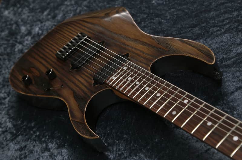 Ibanez RG 7621 1999 Antique Ash Oil Dimarzio Gotoh 7-String One Of