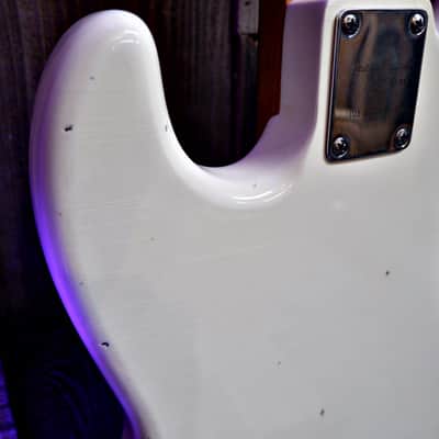 Keith Holland J Bass-ANS #1315 - Vintage White image 20