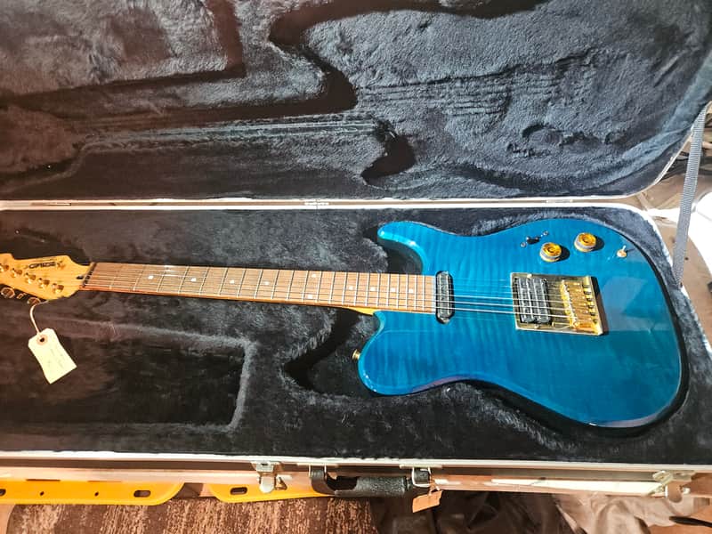 Peavey steve cropper classic tele Blue maple top, mad in USA image 1