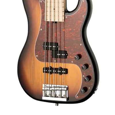Sadowsky MetroLine 21-Fret Hybrid P/J Bass - 5 String-'59 Burst Transparent High Polish image 4