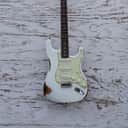 Fender Custom Shop 1963 Stratocaster  2022 Aged Olympic White - Heavy Relic
