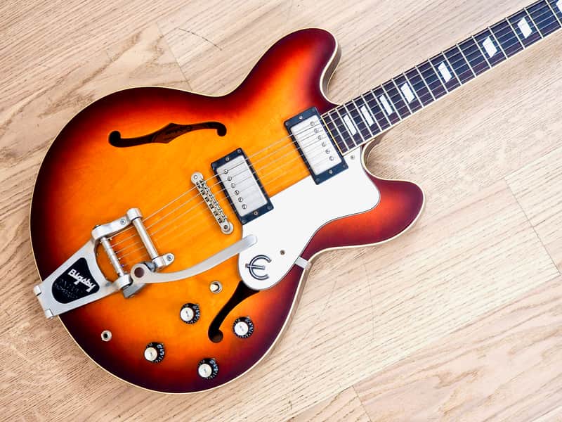 Epiphone RIVIERA ES-335 【希少peerless社】 1991 Epiphone Riviera Electric Guitar w/ Bigsby, Japan Pre-Elitist