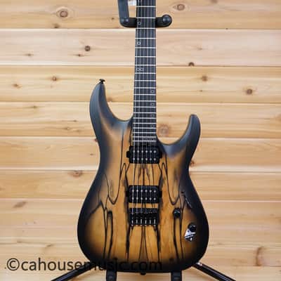 Schecter C-1 Pale Moon Electric Guitar - Natural Satin w/Black Burst image 11