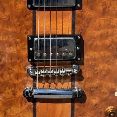Antoniotsai SG type guitar 2000's - a very well made very ornate SG w/crazy Quilted Maple & Abalone w/a set of 70's DiMarzio PAF's. image 11