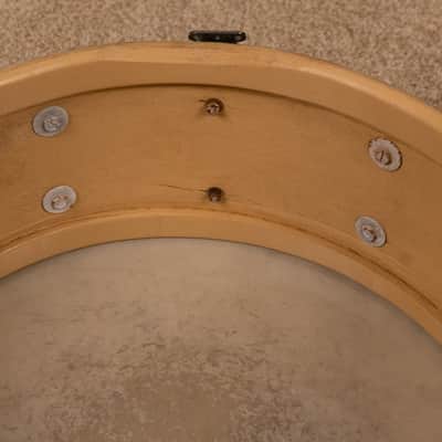 1960s Slingerland 5x14 White Marine Pearl Deluxe Student Snare Drum image 10