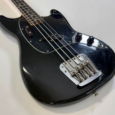 Fender Mustang Bass 1975 Black image 6
