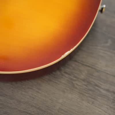 Upgraded Vintage V100-IT W/ Gibson 61 Burstbucker Pickups Kluson CTS pots Series Single Cut Iced Tea image 14