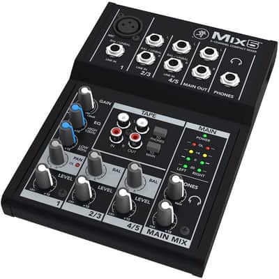 Mackie MIX5 5-Channel Compact Mixer image 1