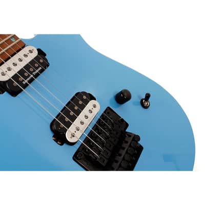 Dean MD 24 Roasted Maple with Floyd Electric Guitar Regular Vintage Blue image 6