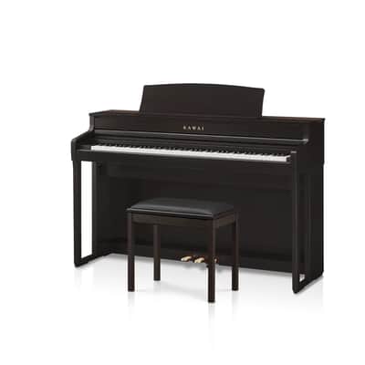 Immagine Kawai CA501 Digital Home Piano w/Bench Finish:Mocha Walnut - 2