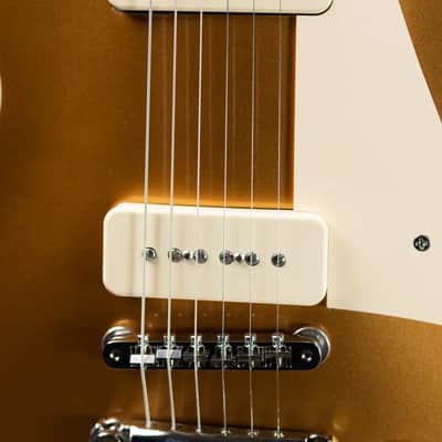 Gibson Les Paul Standard 50s P-90 Electric Guitar - Goldtop with Hardshell Case image 12