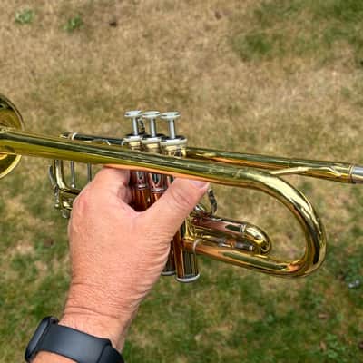 Yamaha YTR - 6335H Mark II Early 90's - Brass/Silver image 4