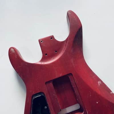 Red DIY HH Guitar Basswood Body image 10