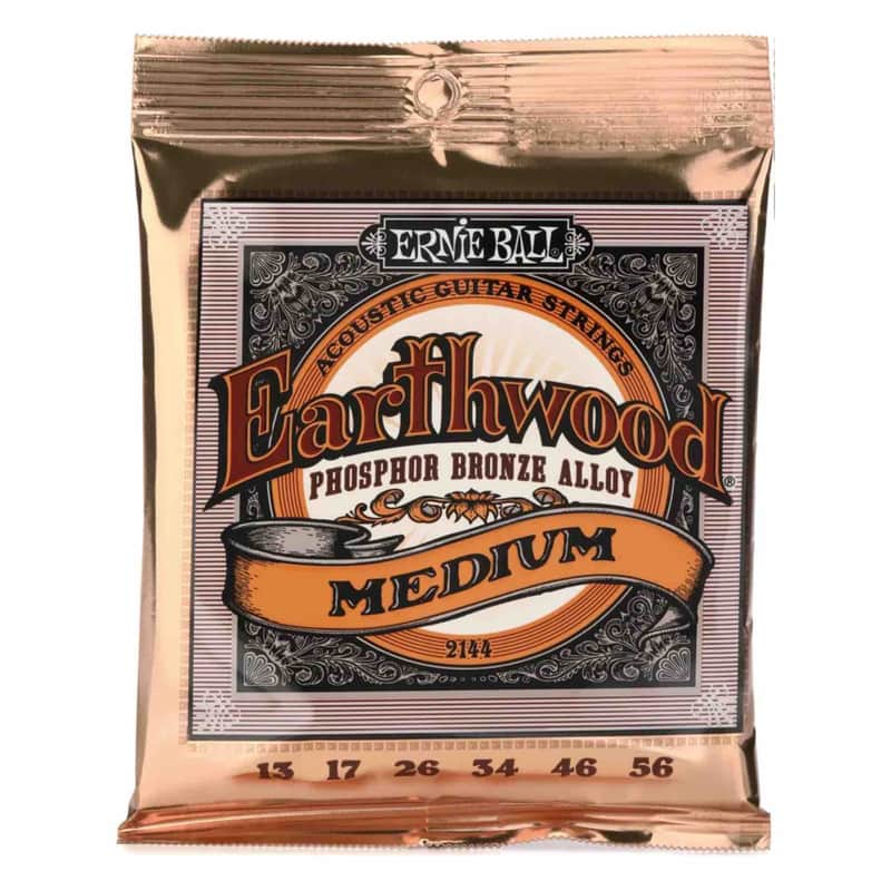 Ernie Ball Earthwood Phosphor Bronze Medium Acoustic Strings 13-56 Bild 1
