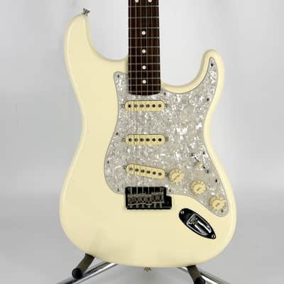 2023 Fender American Mod Shop Stratocaster Solid Rosewood Neck – Olympic White image 6