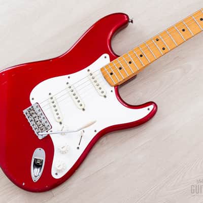 1983 Fender JV '57 Stratocaster ST57-65 Candy Apple Red 100% Original w/ USA Fullerton Pickups, Japan MIJ Fujigen