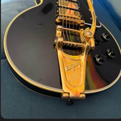 Gibson Custom Shop Historic Collection 3-Pickup '57 Les Paul Custom Black Beauty Reissue with Bigsby 1993 - 2002 - Ebony image 3