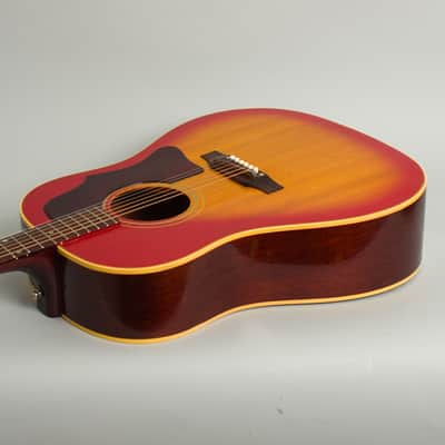 Gibson  J-45 ADJ. Flat Top Acoustic Guitar,  c. 1967, ser. #800003, black hard shell case. image 7