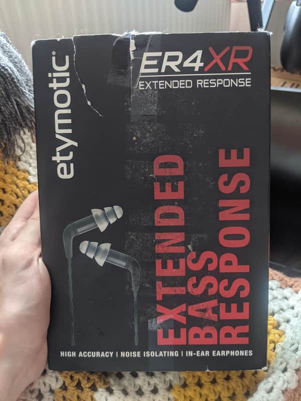 Etymotic ER4XR Extended Range In-Ear Monitors 2010s - Black image 1