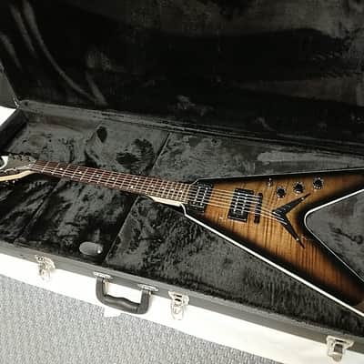 DEAN VX FM Flame Maple electric guitar Charcoal Burst NEW w/ Hard CASE image 1