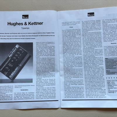 Hughes & Kettner Hughes & Kettner TubeMan Mk I + CF100 Guitar Slave – Complete Original Vintage Tube Rig 90is - blue image 15