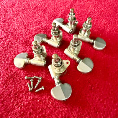 Grover Pat pend Rotomatic Guitsr tuners 1959 1960 - Nickel original vintage USA PAF Gibson martin image 2